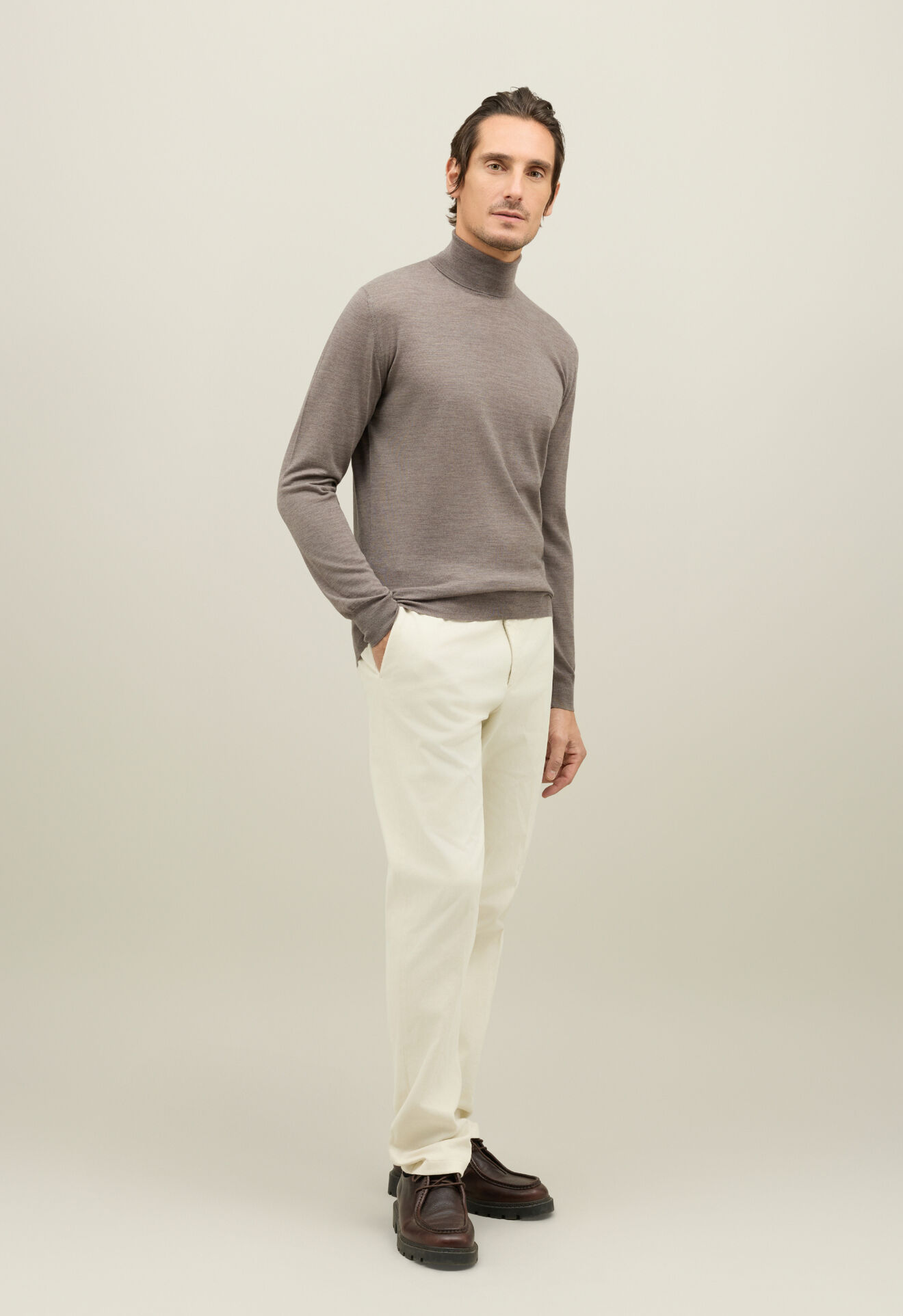 Boglioli Wool Turtleneck Grey 91420FB5806001080860