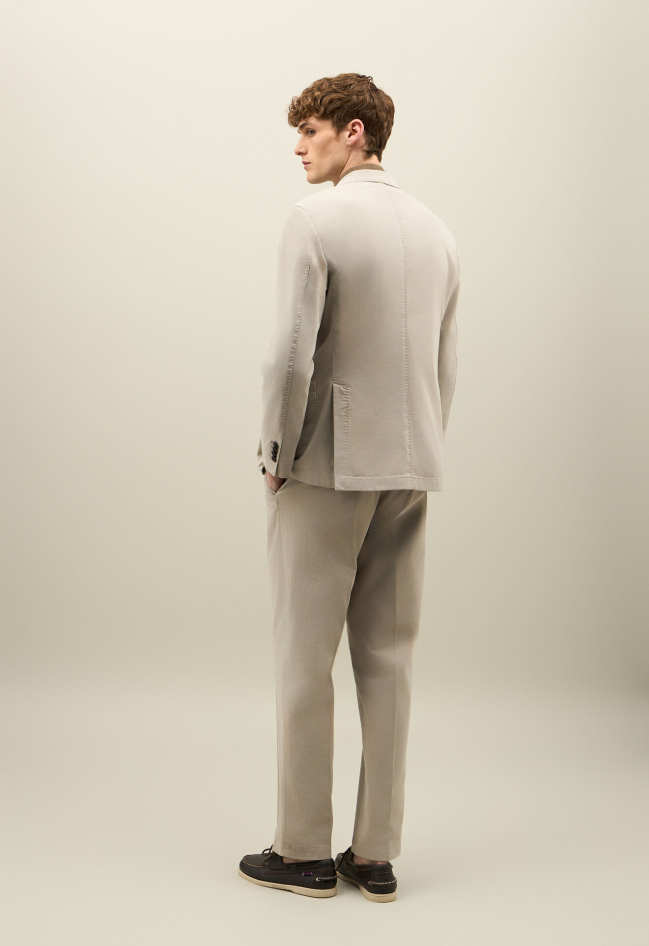 Boglioli Tinto Terra Stretch Cotton K-Suit Brown-Grey N29K2QSB5406001506RT401