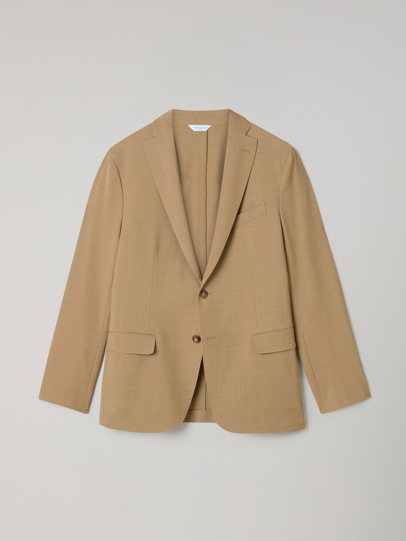 Boglioli Stretch Wool K-Suit Camel N12C2ESB5109001506R0300