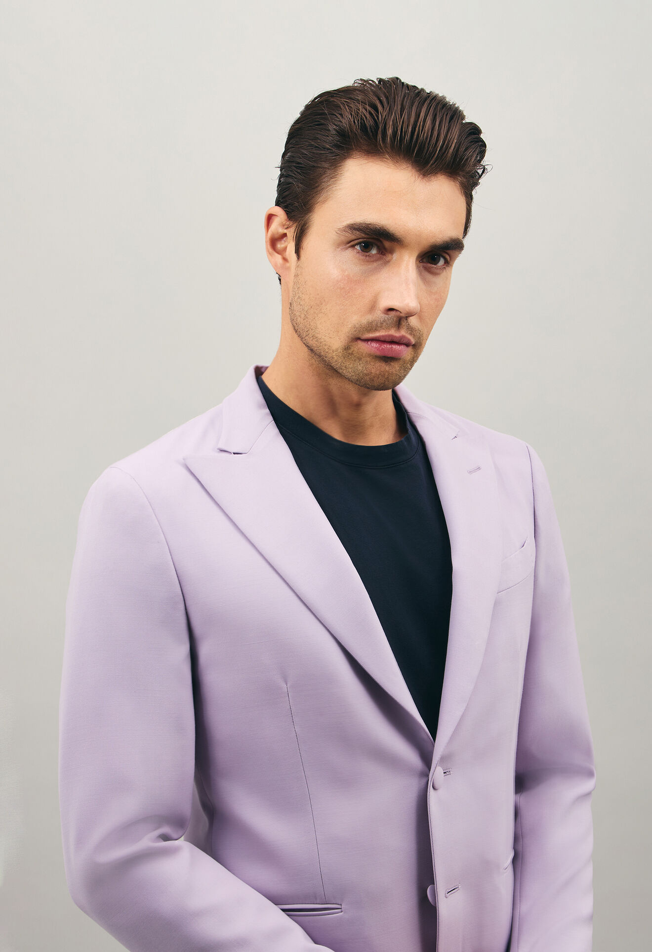 Boglioli Light Wool Evening Jacket Lilac J6102ASB412100169R0910