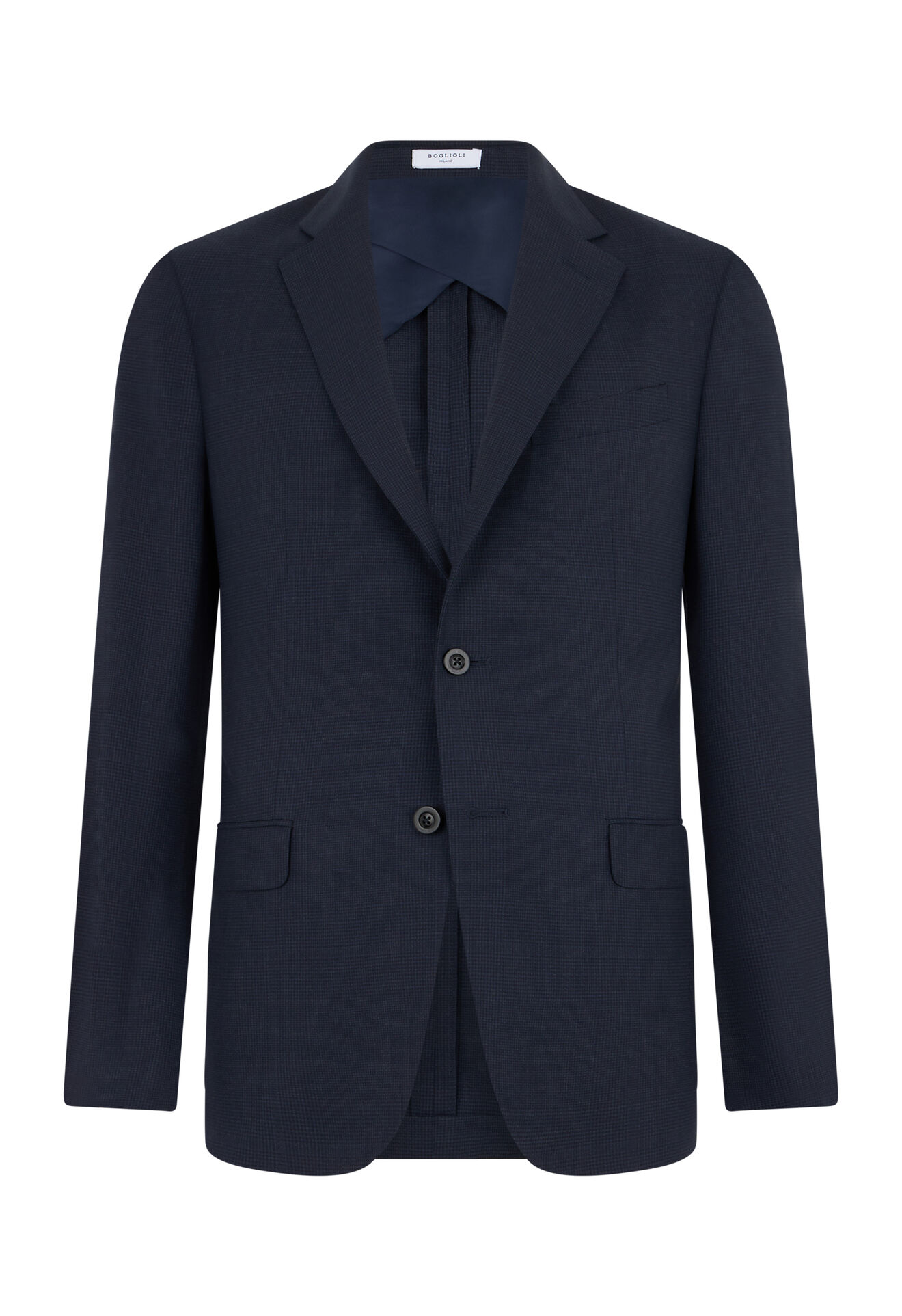 Sakko B-Line aus luxuriösem Wolle-Seide-Gewebe mit Prince-of-Wales ...