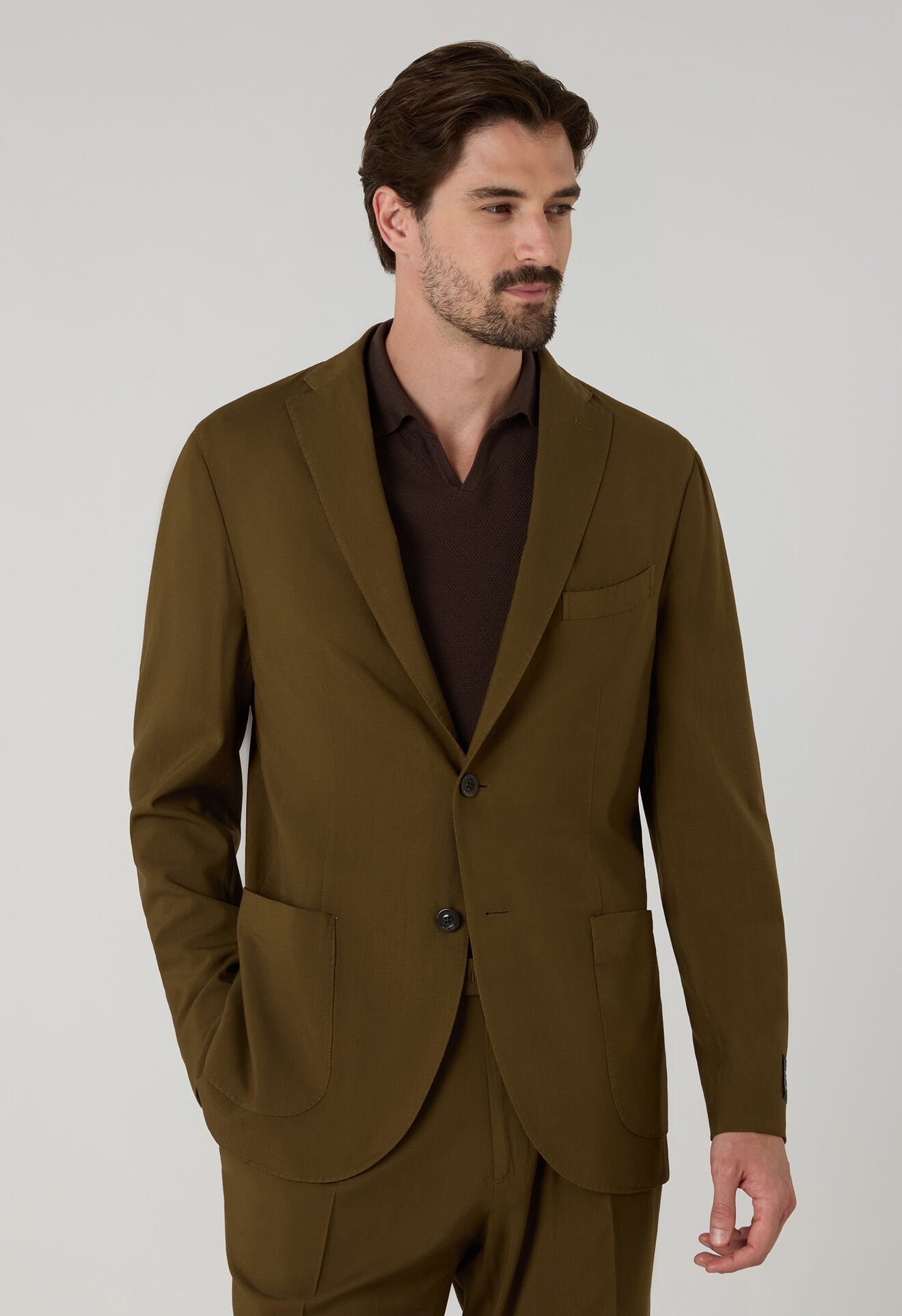 Boglioli High Performance Wool K-Suit Light Brown N13H2JSB3448001386R0465