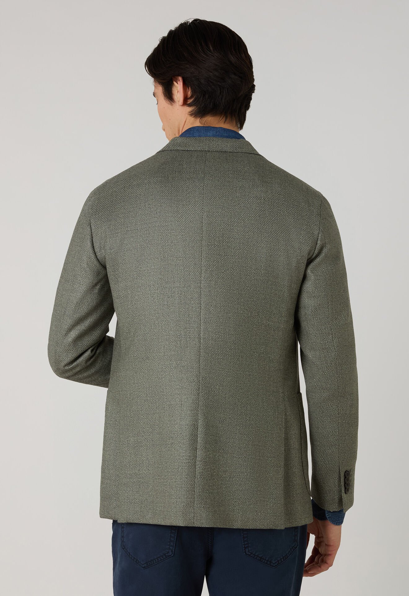 Boglioli Wool micro-structure K-Jacket Light Green N2902ESB600400150R0530