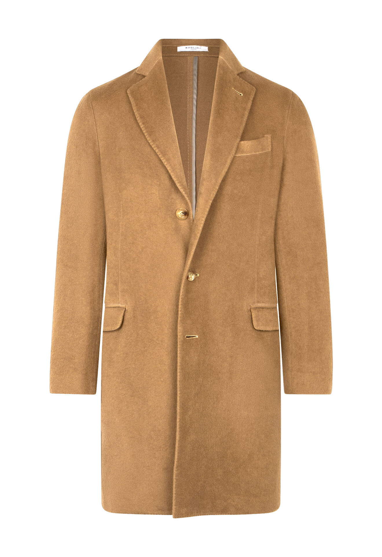 Boglioli Garment Dyed Cashmere K-Coat Dark beige C3401JFA0403001790244