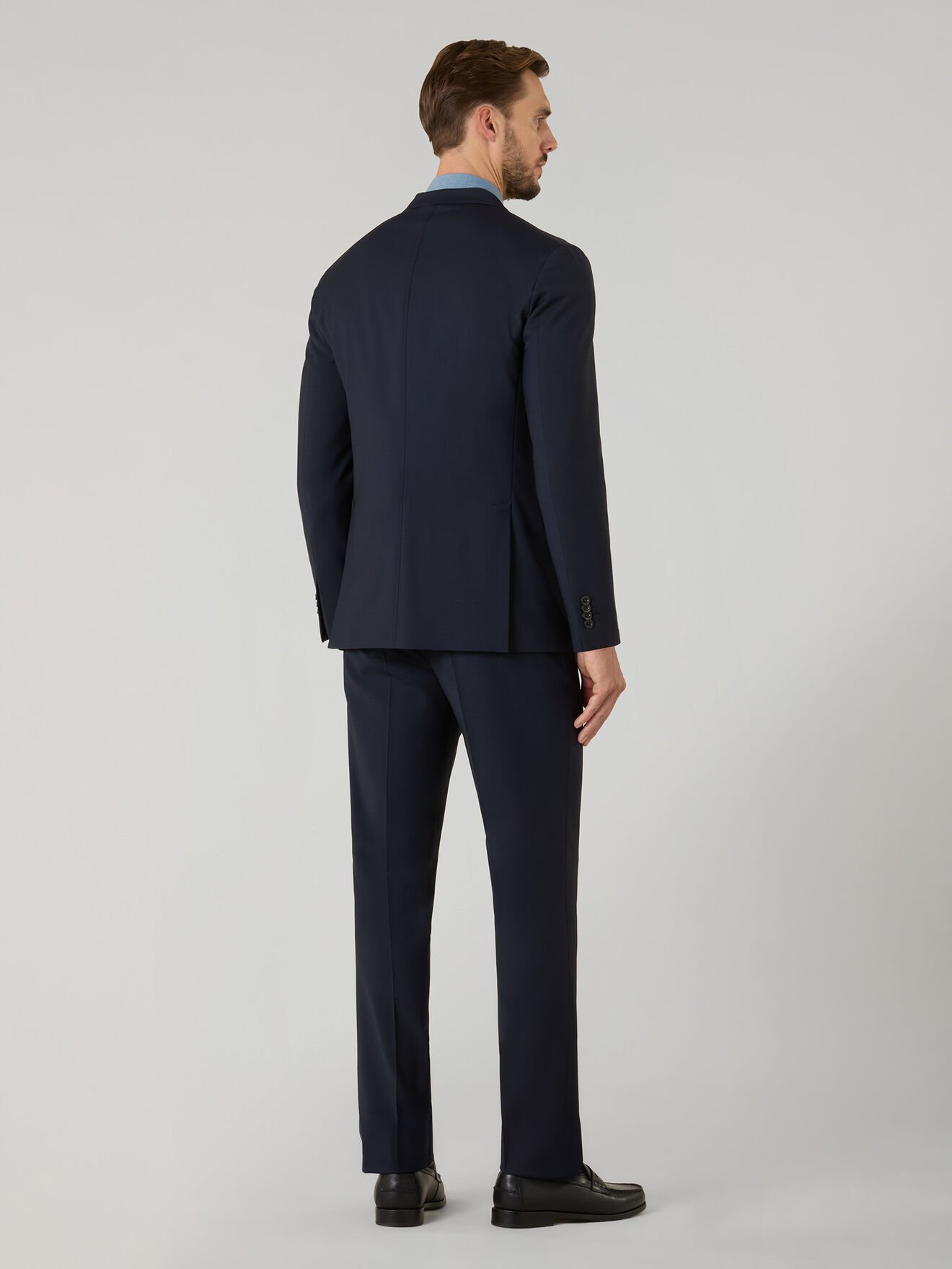 Boglioli Stretch Wool K-Suit Blue N12C2ESB5109001506R0780