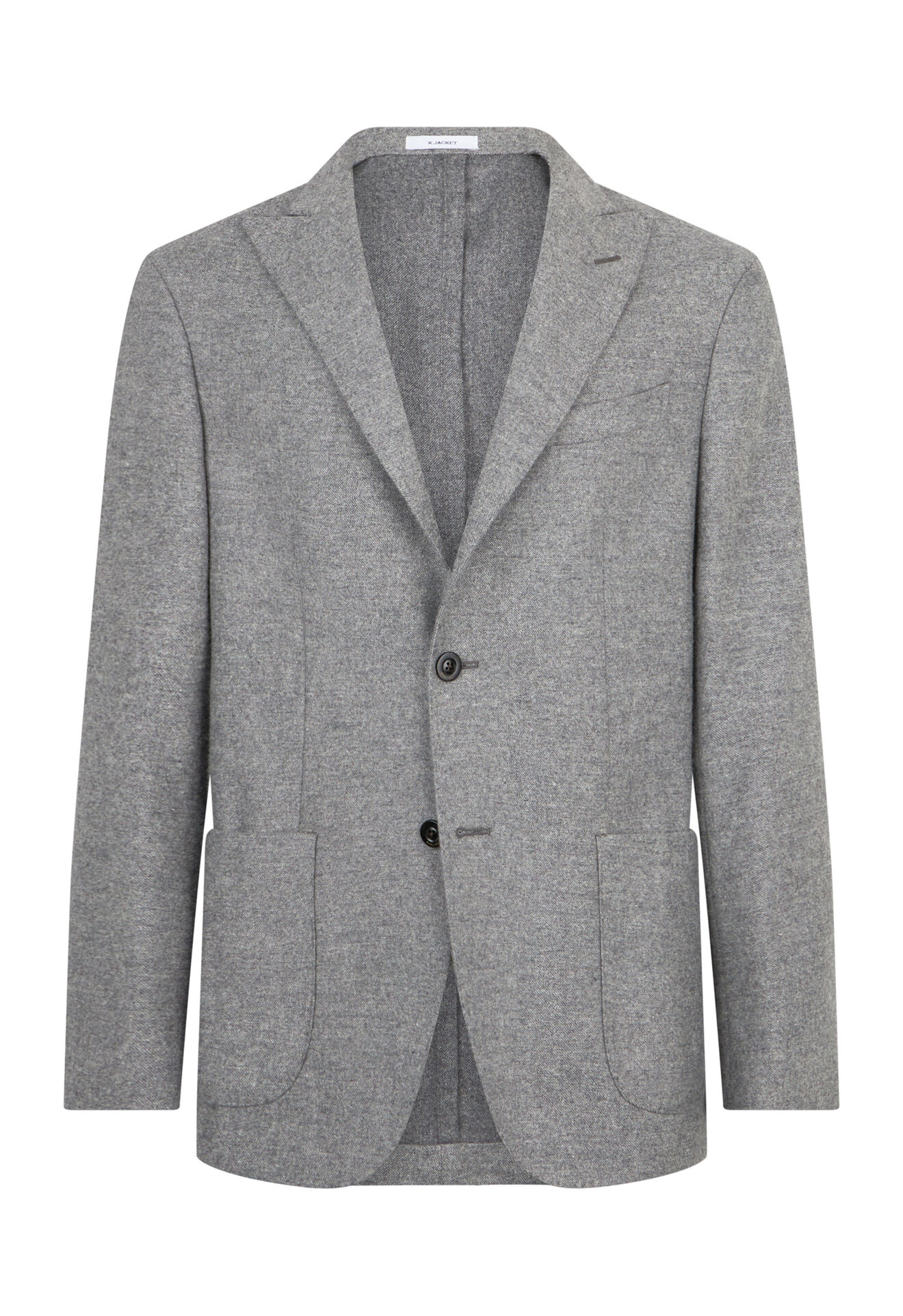 100% virgin wool K-Jacket in Grey: Luxury Italian Jackets for Men