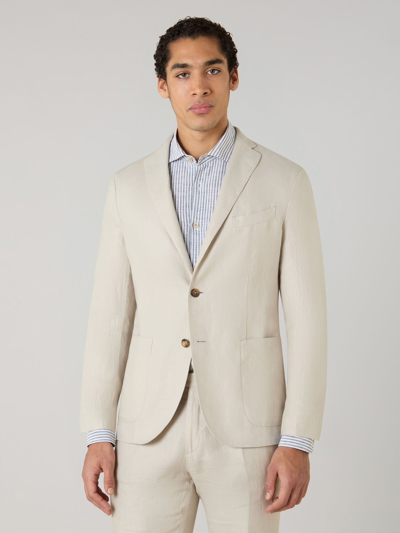 Boglioli Irish Linen K-Suit Beige N13H2EWSB4114001506R0215