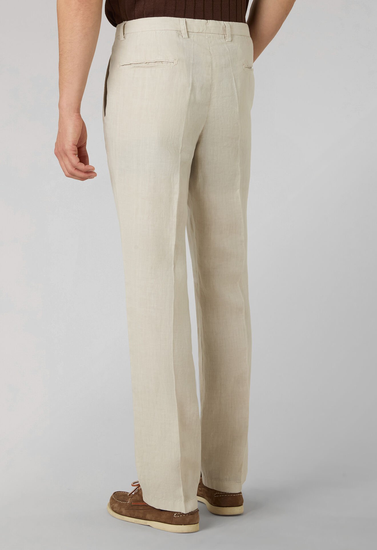 Boglioli Garment Dyed Linen Napoli Trousers Linen 89952QSB5752001080215