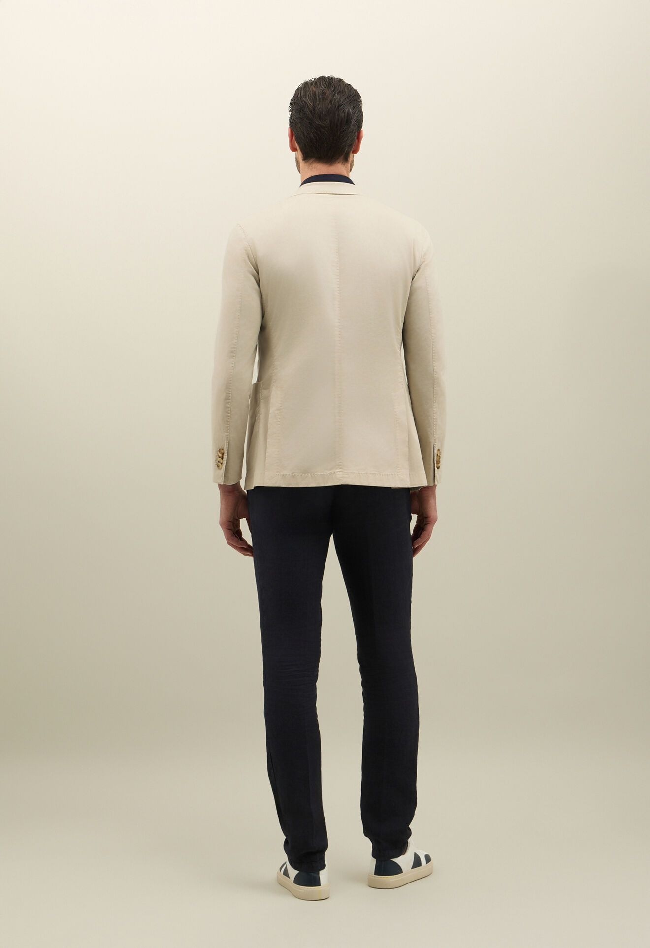 Boglioli Garment Dyed Cotton K-Jacket Beige N1302QSB542400150R0215