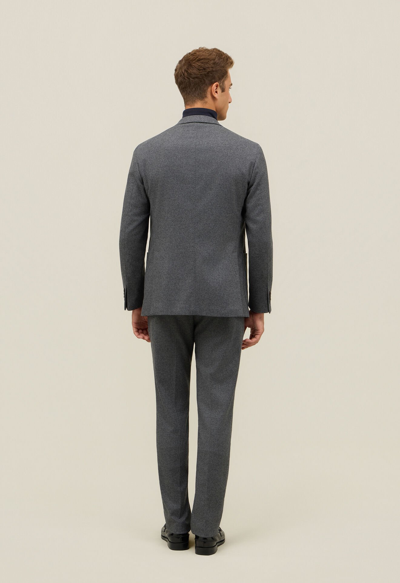 Boglioli Costume K-Jacket en flanelle Gris N13H2EFB5108001506R0860