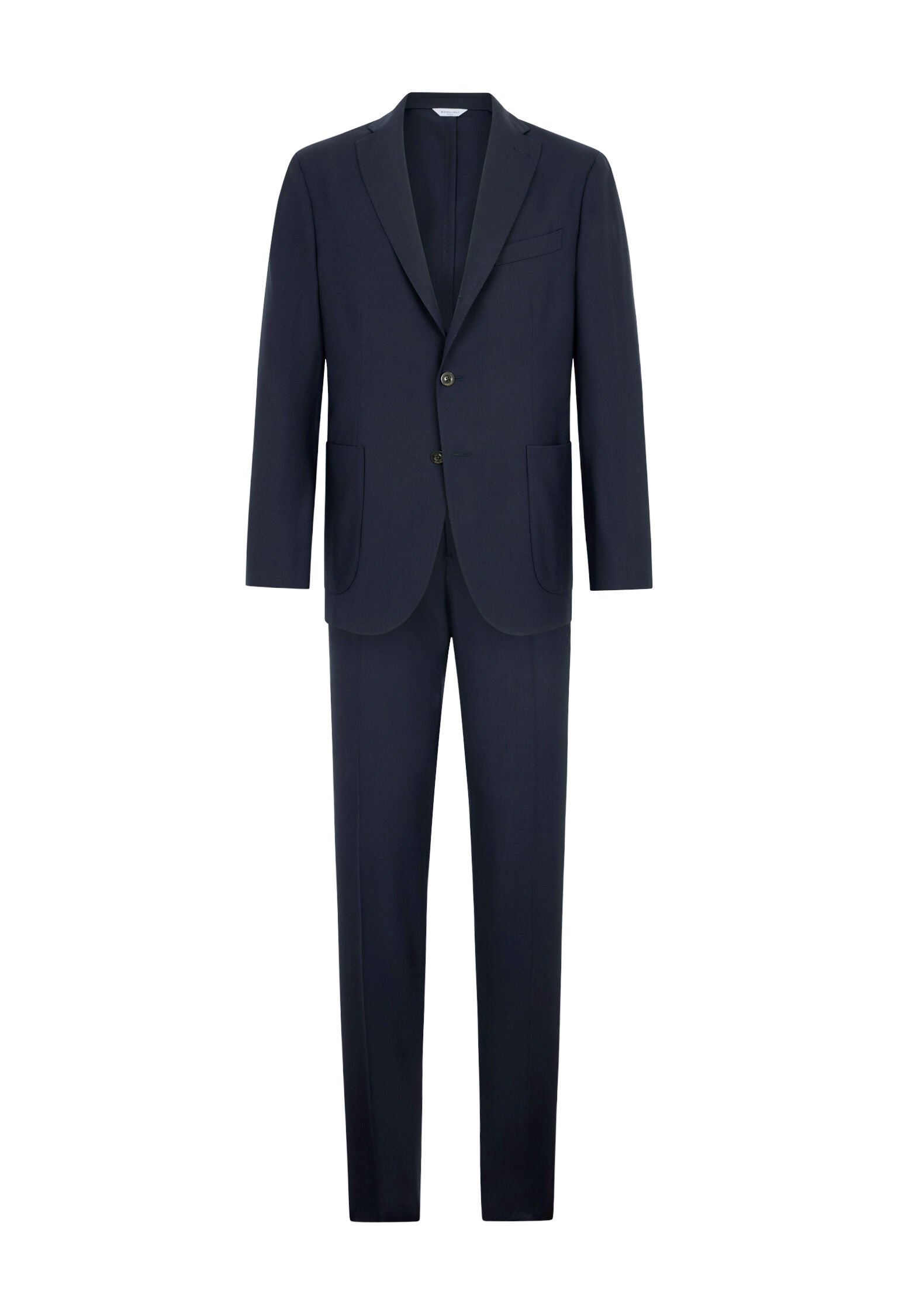 High Twist Wool K-Suit in Blue: Luxury Italian Suits for Men