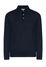 Boglioli Cashmere Silk extra-fine Long sleeve Polo DarkBlue 91390SB4813001080790