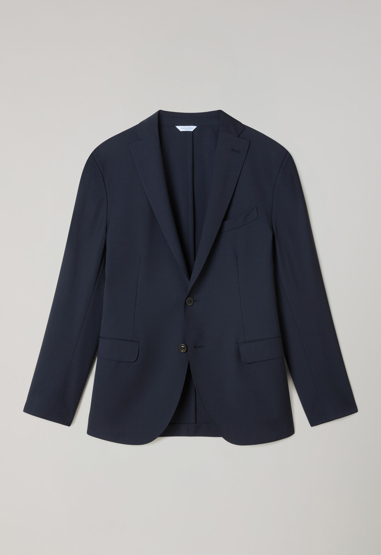 Boglioli Stretch Wool K-Suit Blue N12C2ESB5109001506R0780