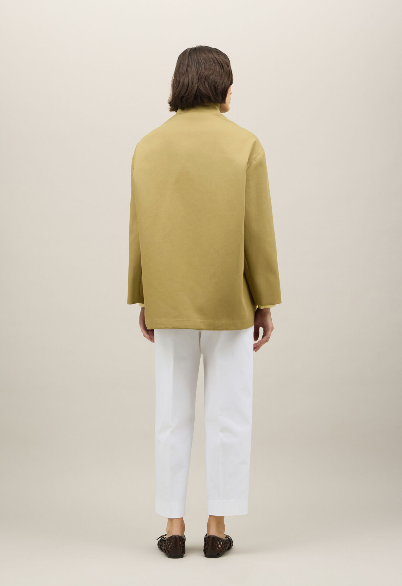 Boglioli Double Cotton drill Caban Green ZH0132SB5937002140540