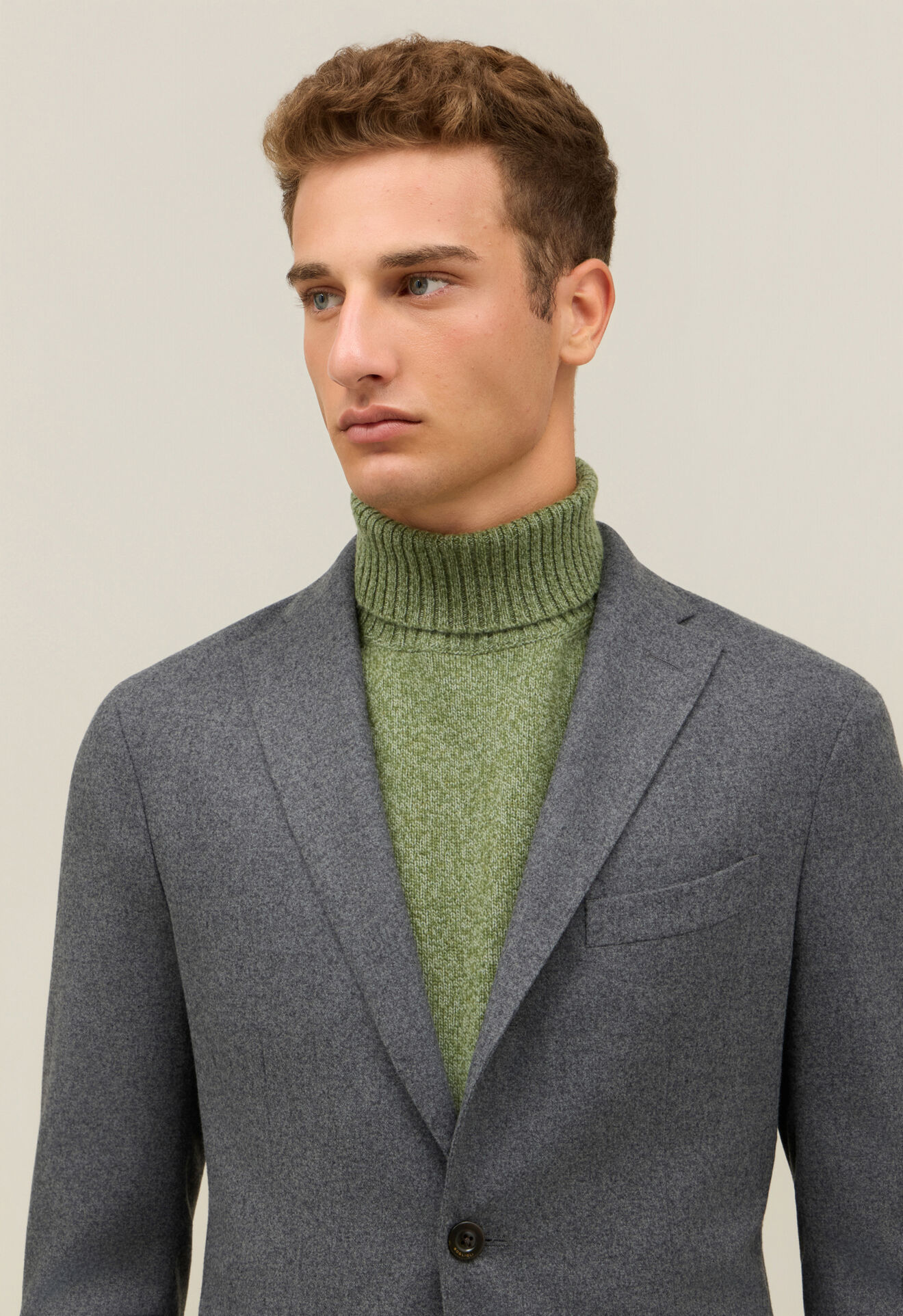 Boglioli K-Jacket en flanelle Gris N2902EFB510800150R0860