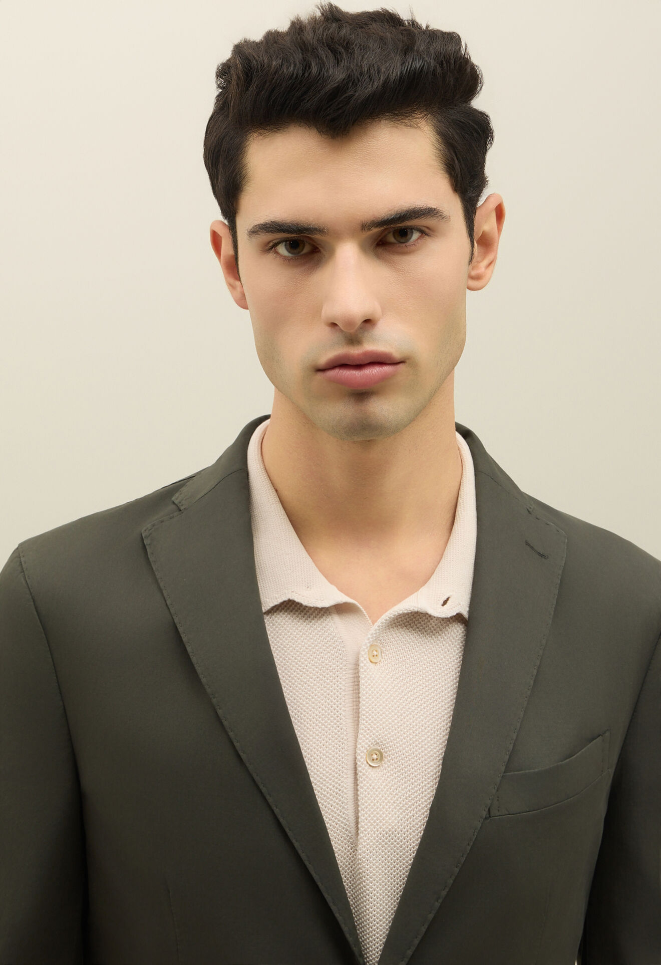 Boglioli Garment Dyed Cotton K-Jacket Dark Moss N1302QSB542400150R0585