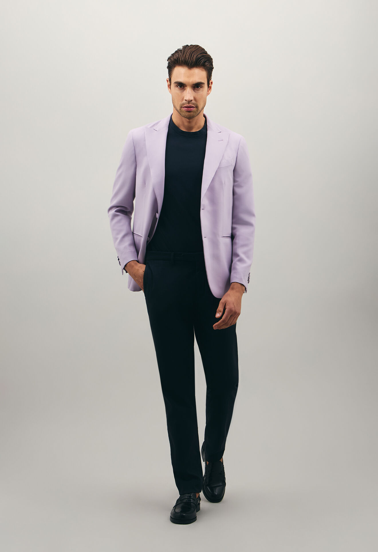 Boglioli Light Wool Evening Jacket Lilac J6102ASB412100169R0910