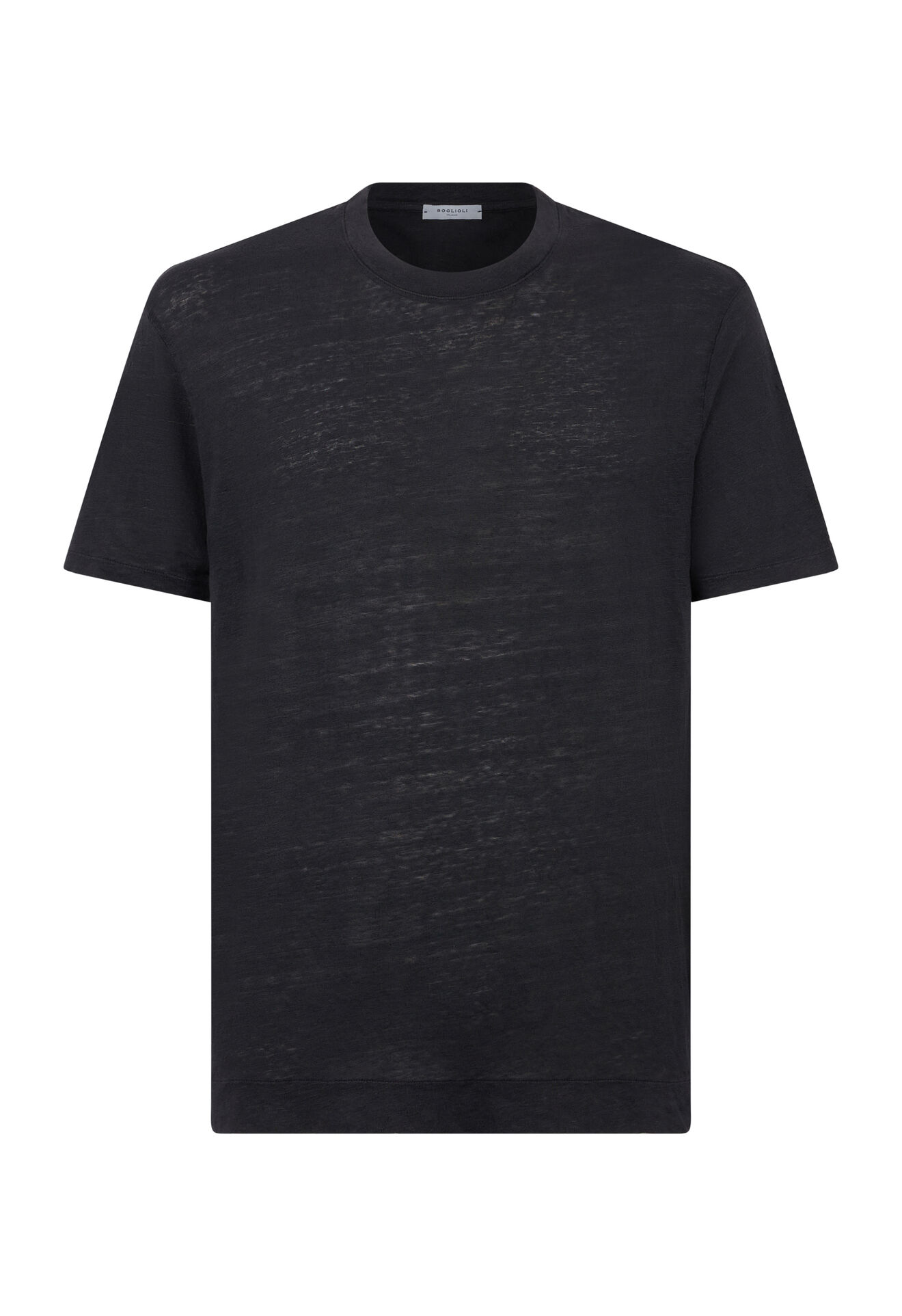 Linen TShirt in Blue Luxury Italian Knitwear for Men Boglioli®