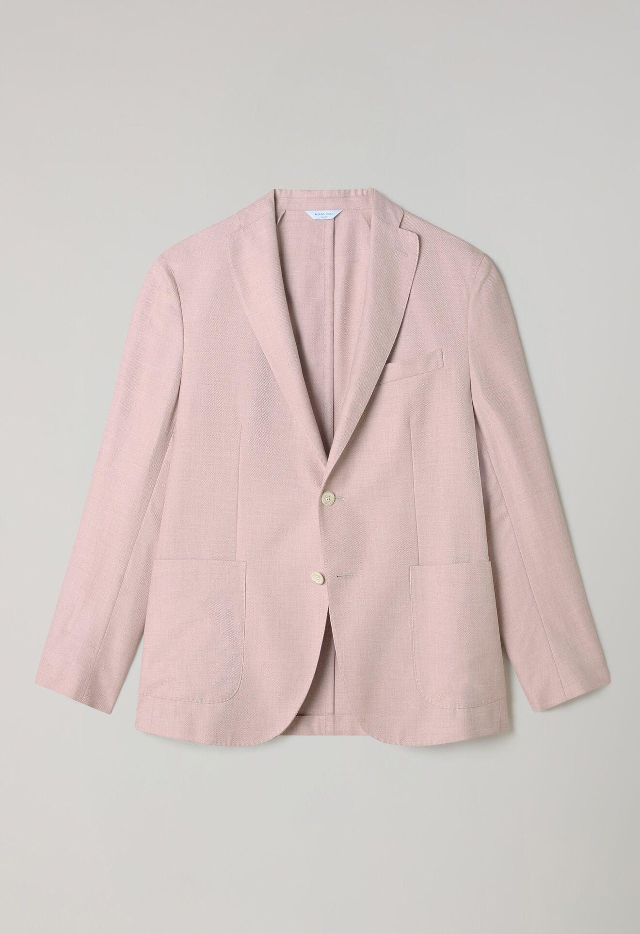 Boglioli Cotton Cashmere Silk K-Jacket Pink N1302ESB601200150R0910