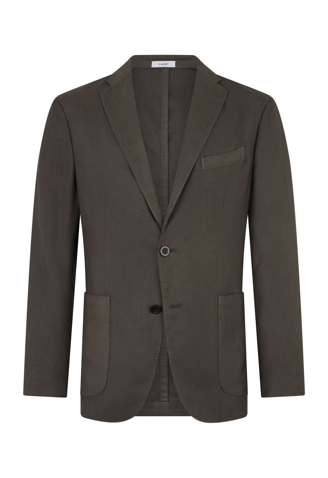 Boglioli Stückgefärbte K-Jacket aus Kaschmir-Seide Grün N1302JSA001700150R0585