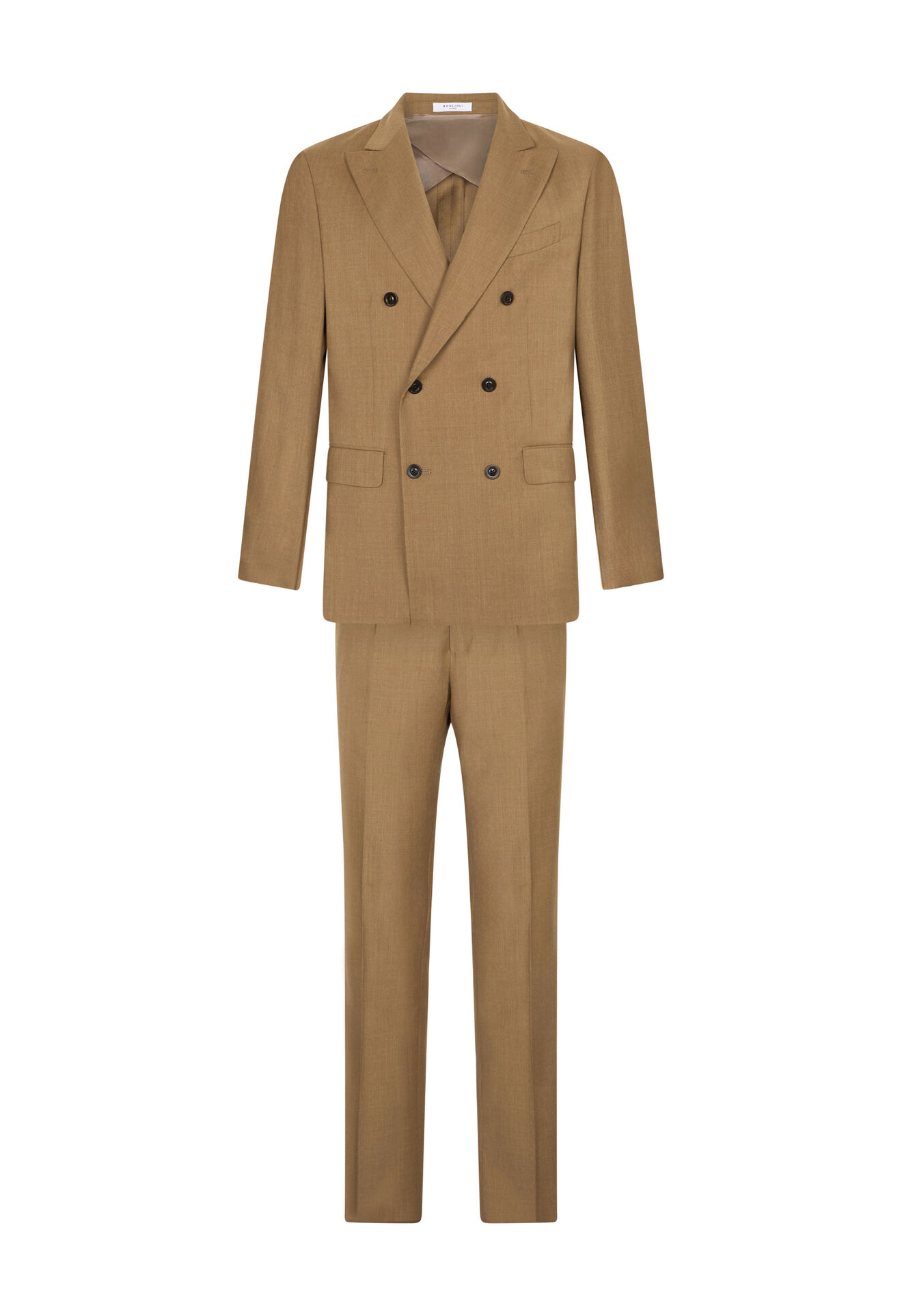 Boglioli Anzug B-Line aus Woll-Canvas Braun J42H2BSB4122001696R0440