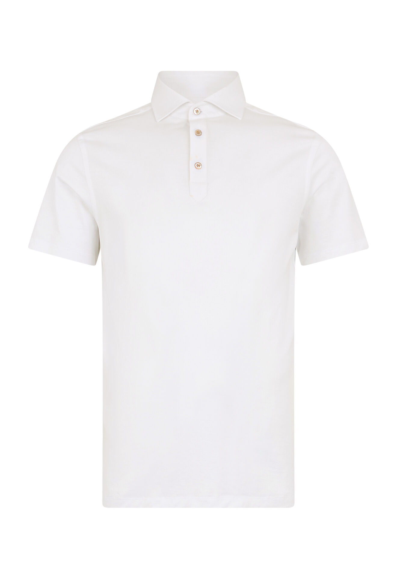 Boglioli Cotton Jersey short-sleeve Polo White 91574SB5861001080101