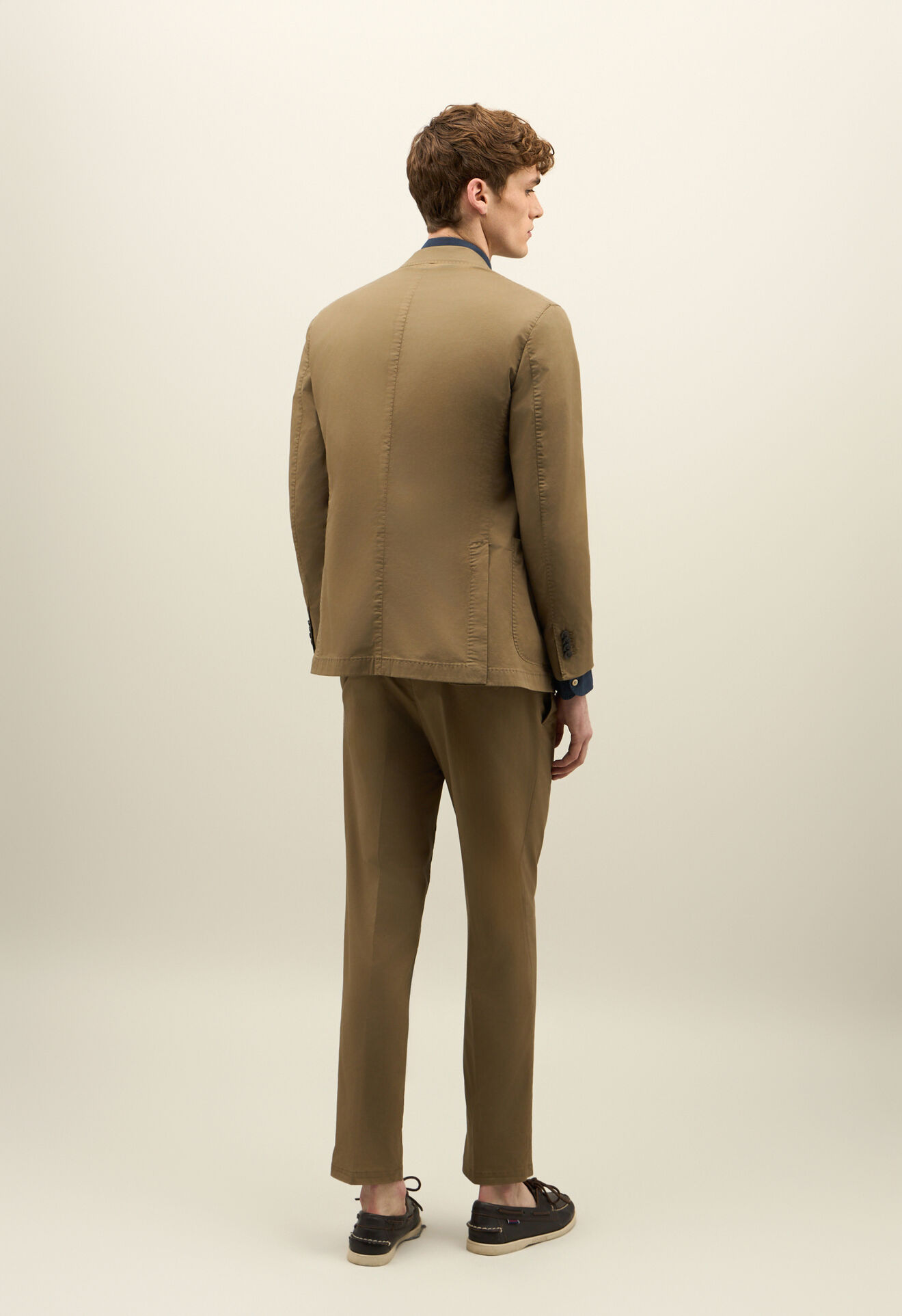 Boglioli St&uuml;ckgef&auml;rbter K-Suit aus Baumwolle Gr&uuml;n - Braun N13H2QSB5424001506R0564