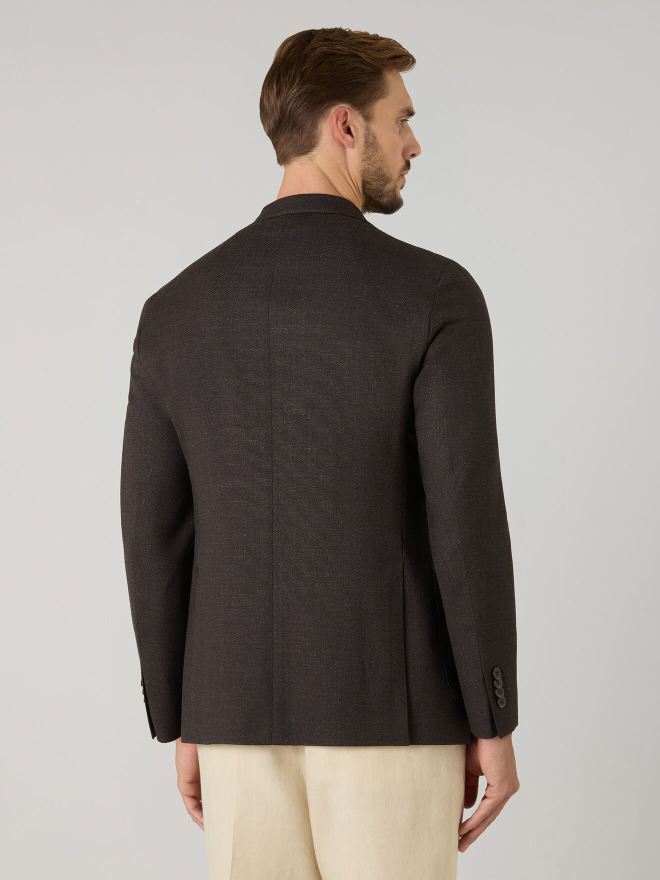 Boglioli Light Wool honeycomb K-Jacket Brown N5202ESA053400150R0480
