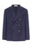 Boglioli Doppelreihiges K-Jacket Sakko aus dunkelblauer Wolle Dunkelblau N4302EBAS534001500780