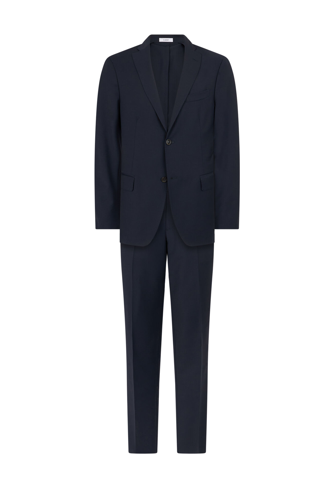 Boglioli Stretch Wool Canva K-Suit Blue N12H2ESB5109001506R0780