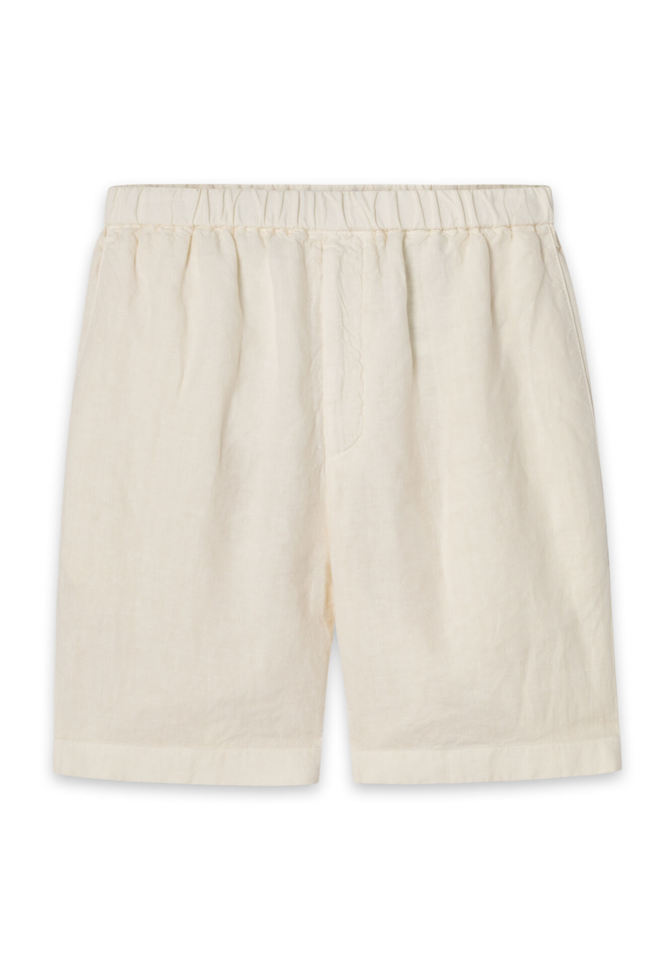 Boglioli Lime white 100% linen Bermuda joggers Lime white color 80906TBLC426001080111