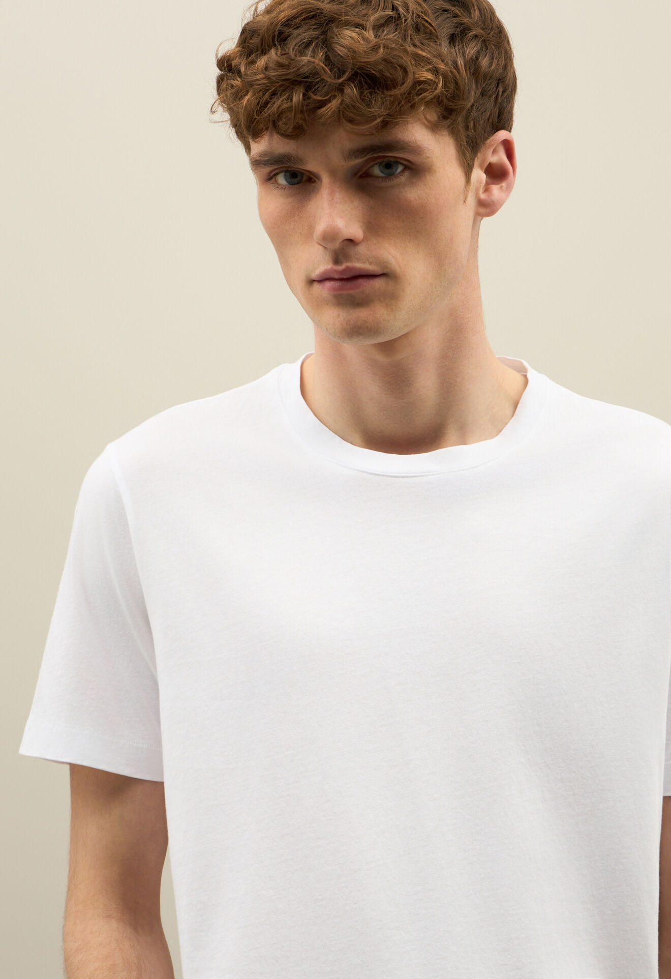 Boglioli Garment Dyed Cotton T-Shirt White 91410TSA0716001080101