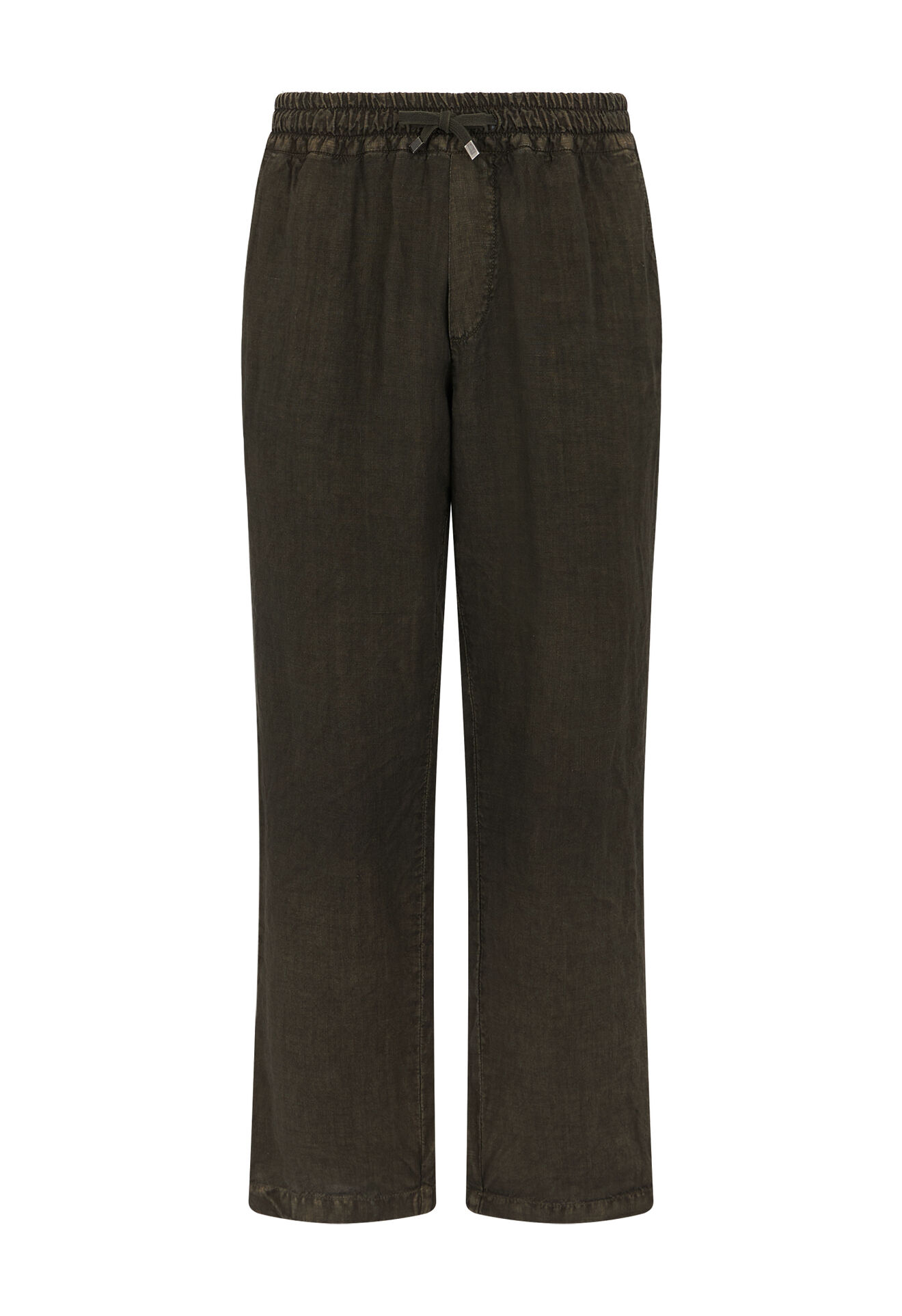 Boglioli Garment Dyed Linen comfort Trousers Moss 89895QSB5752001080585