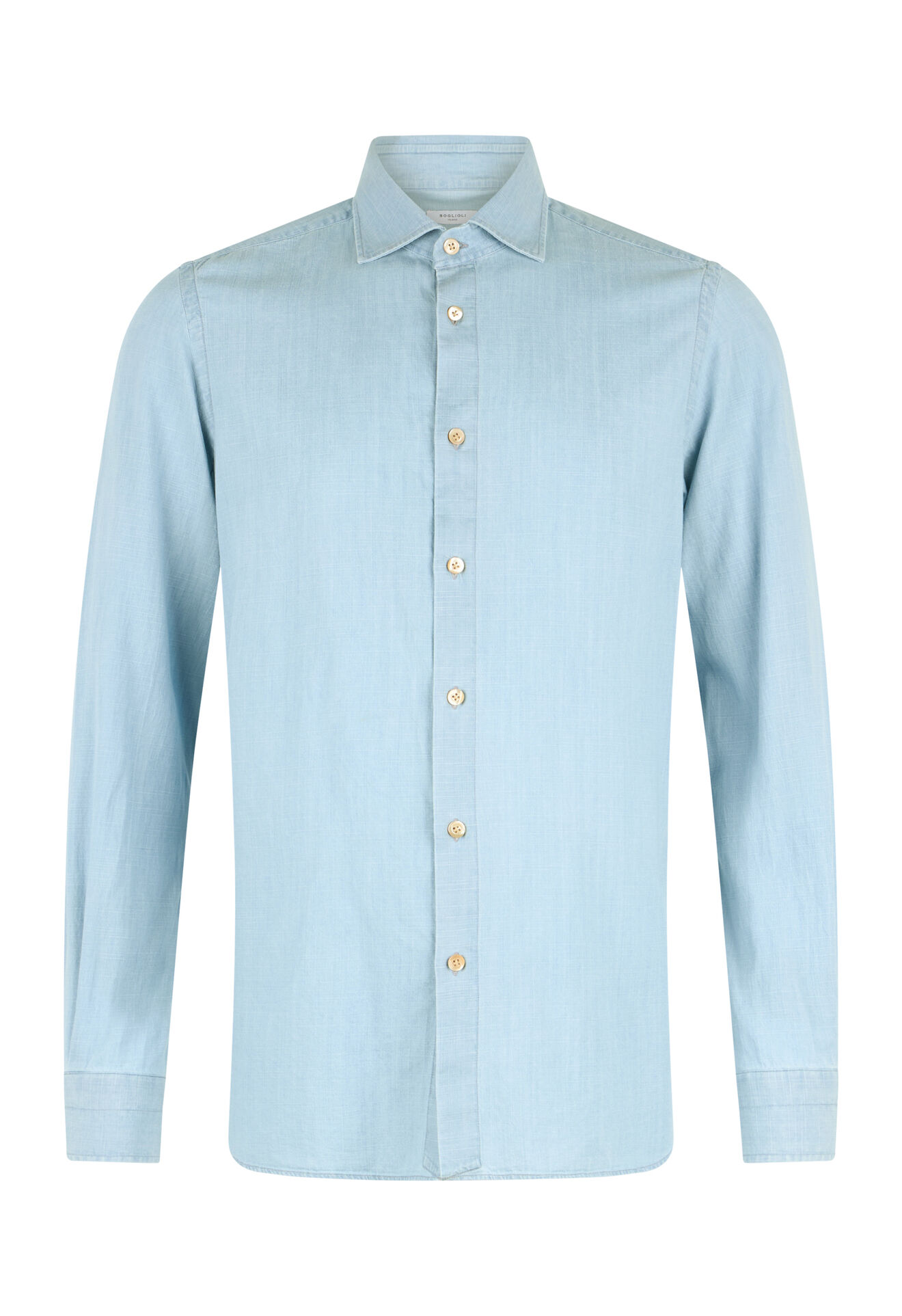 Boglioli Chambray Shirt Light Blue Jeans 610LSB5851001080630