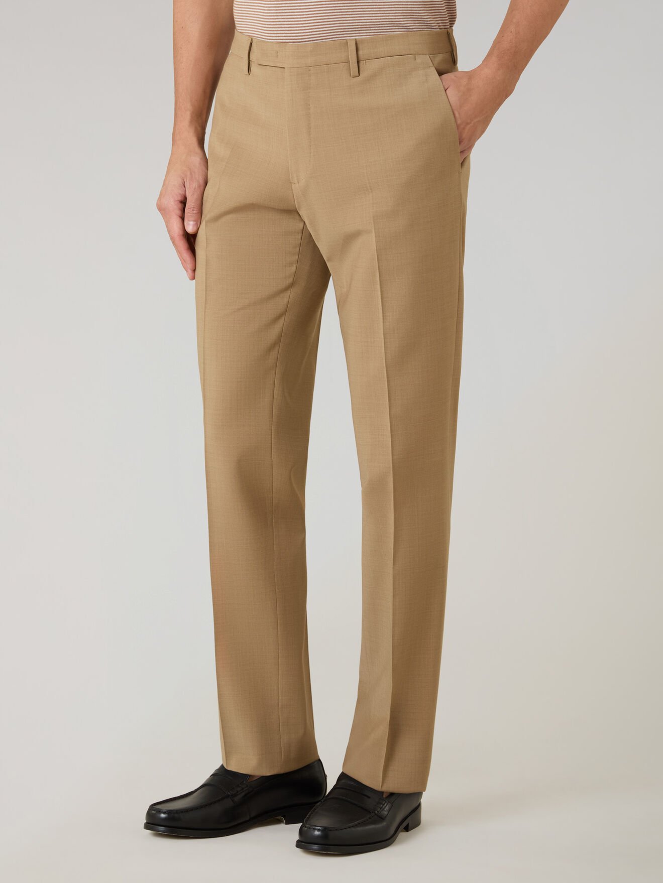 Boglioli Stretch Wool K-Suit Camel N12C2ESB5109001506R0300