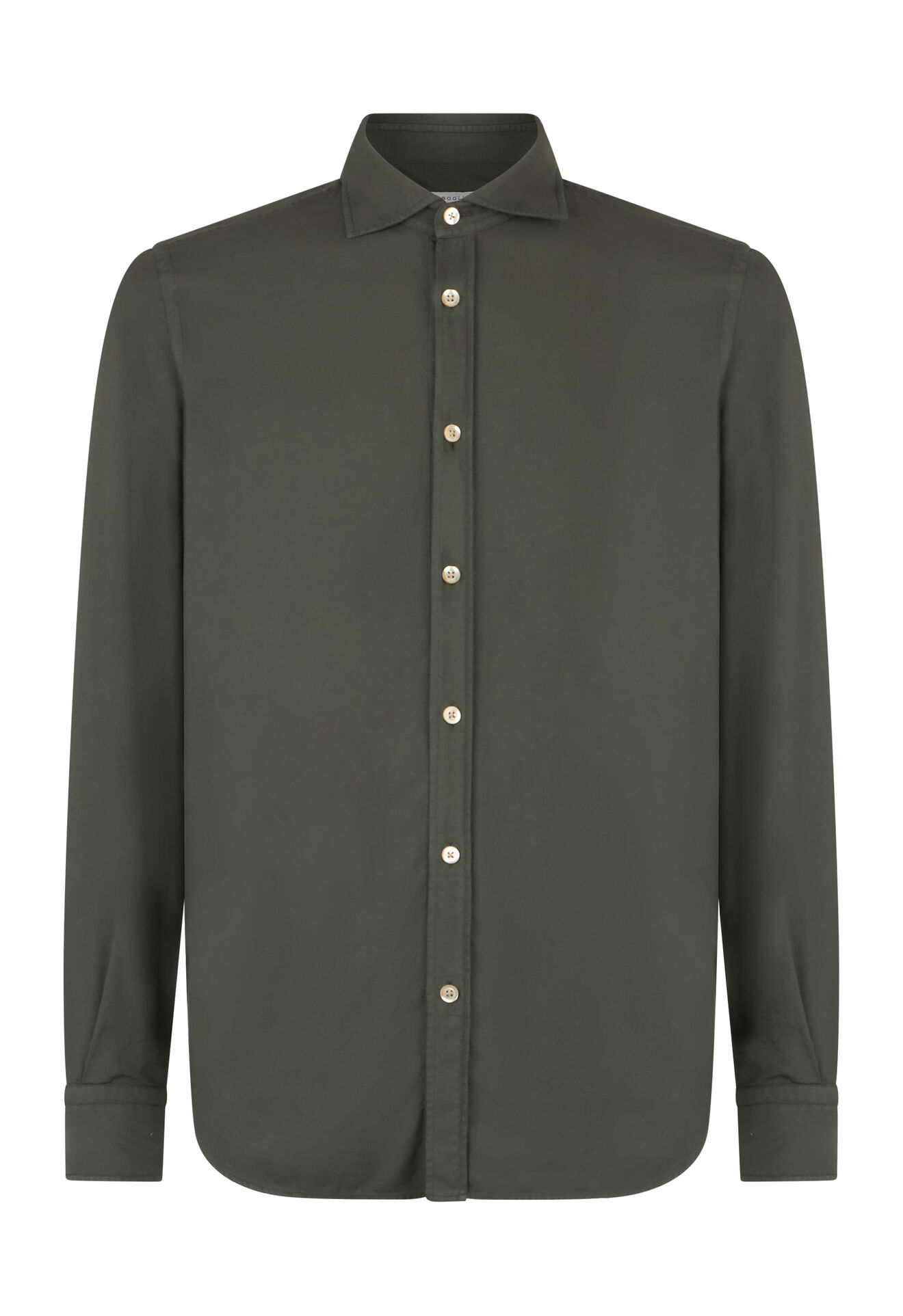 Boglioli Garment Dyed Vaiella Shirt Dark Green 610TFA0851001080546