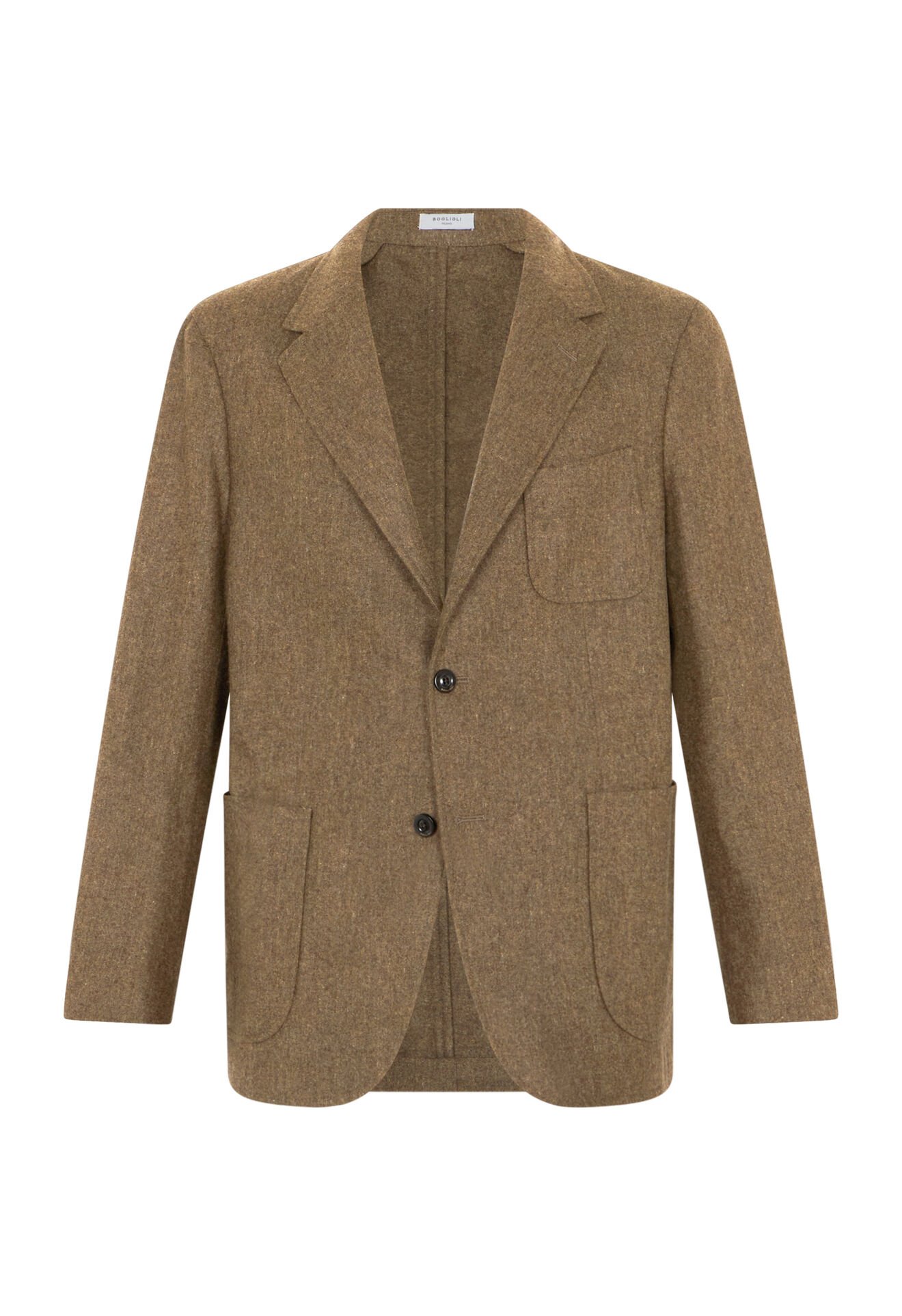 Boglioli Wool Flannel Windsor Jacket Brown G1402EWFA003000109R0430