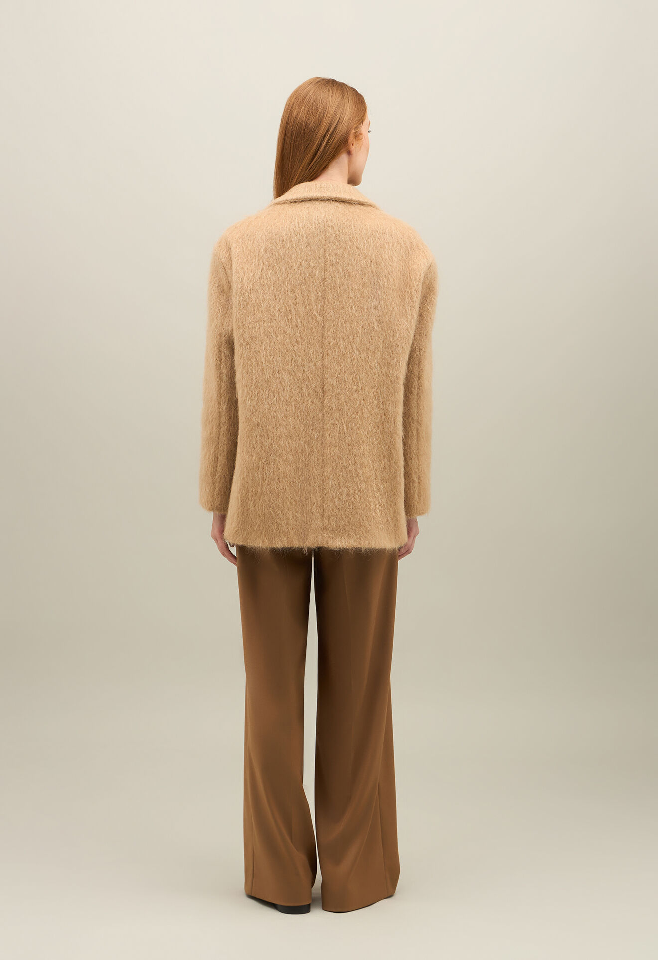 Boglioli Blended Alpaca Otta Blazer Beige ZD0337FB4941002D20320