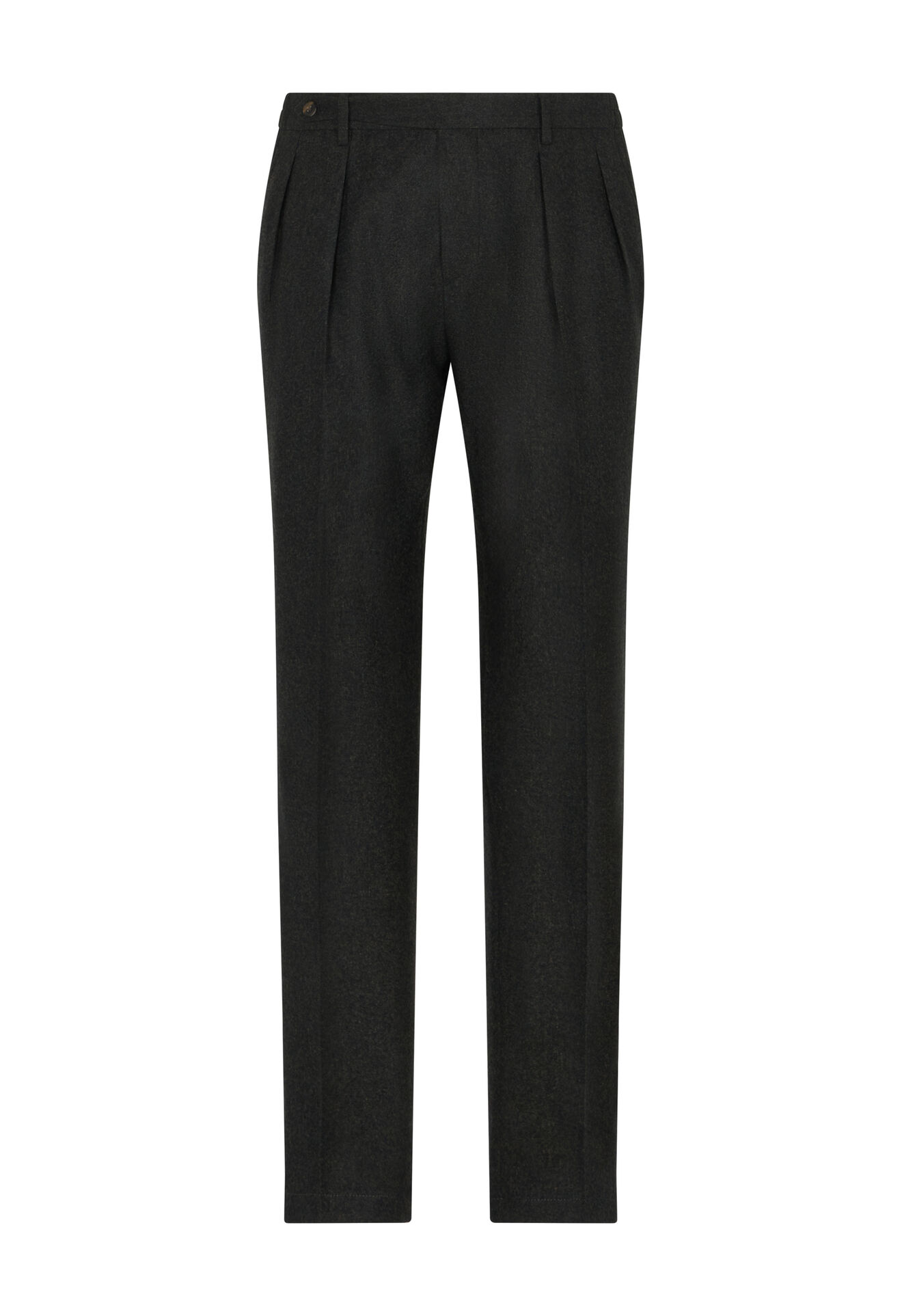 Boglioli Flannel Mario Trousers Dark Green 89898FB5108001080590