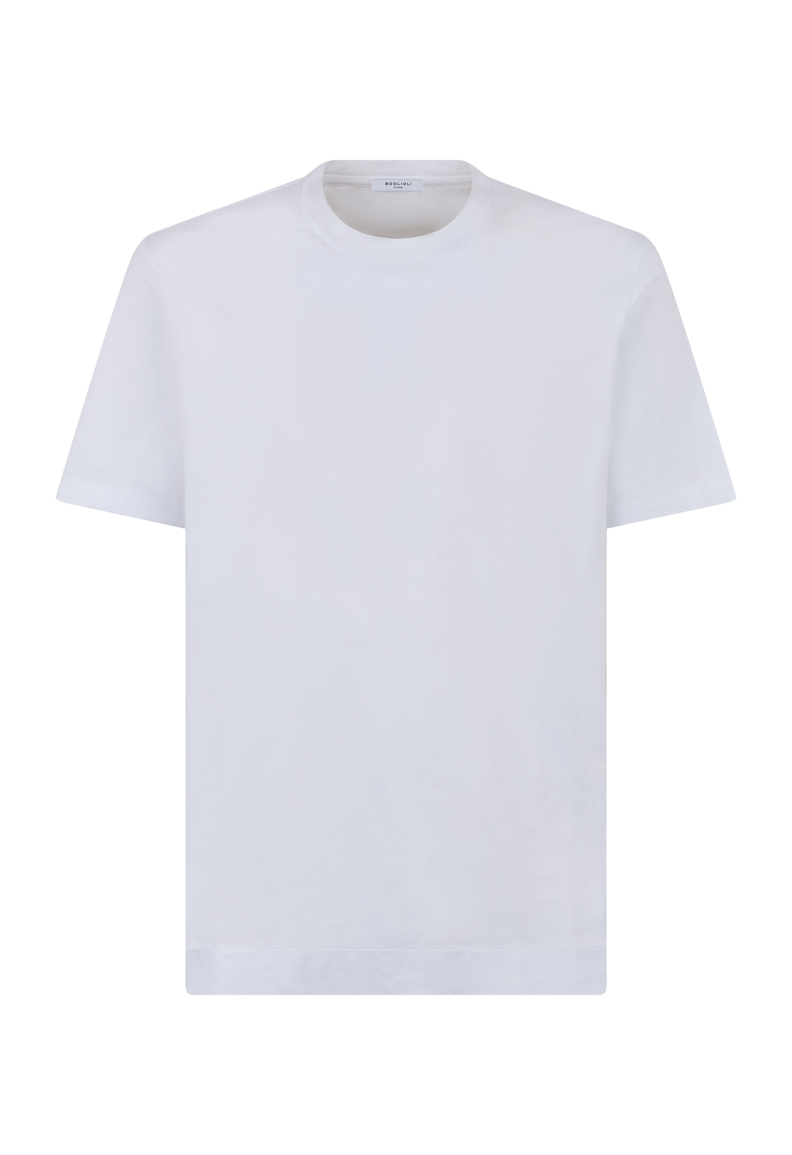 Shop Boglioli Garment-dyed Cotton T-shirt In White
