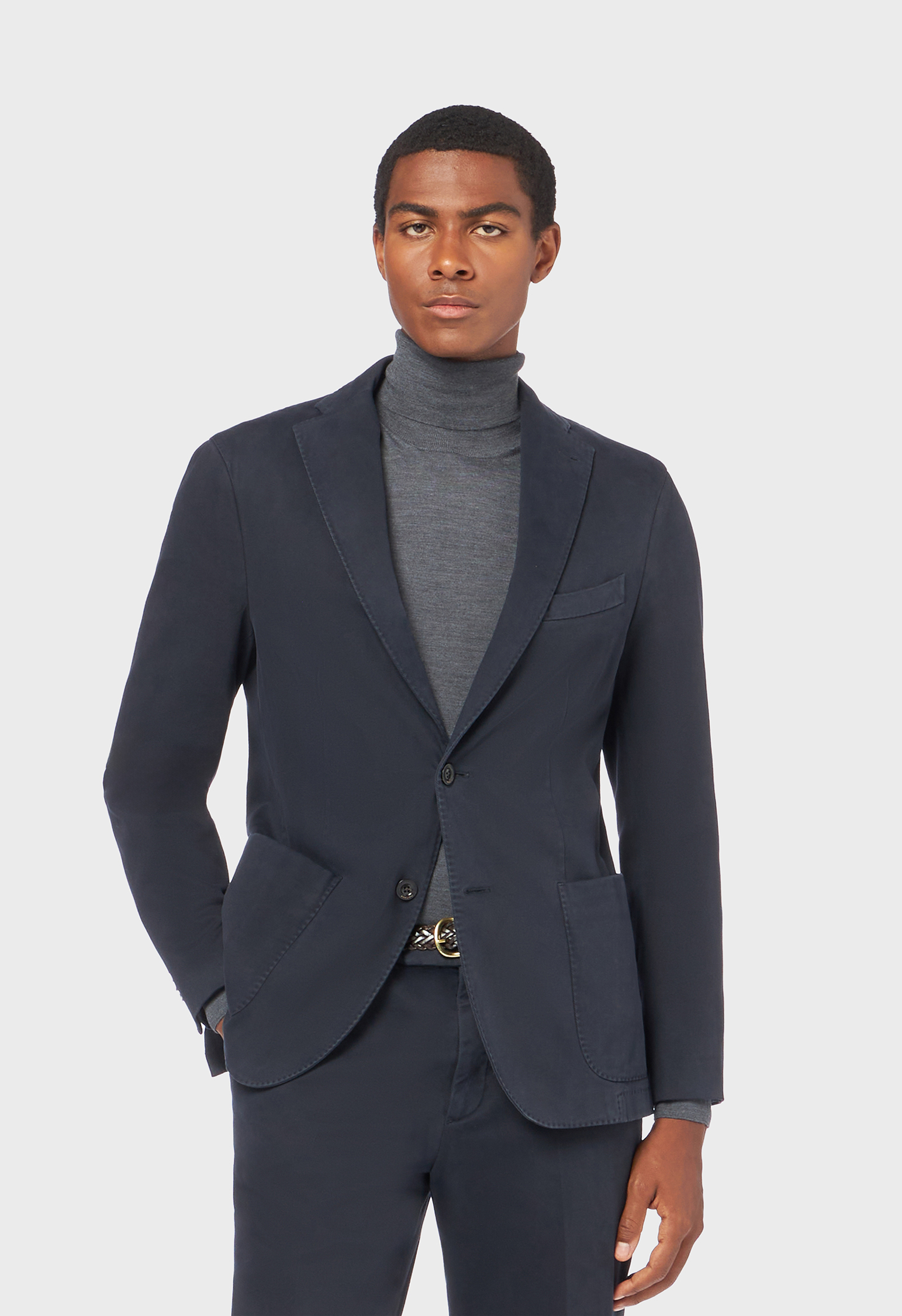 Shop Boglioli Cotton K-suit In Blue