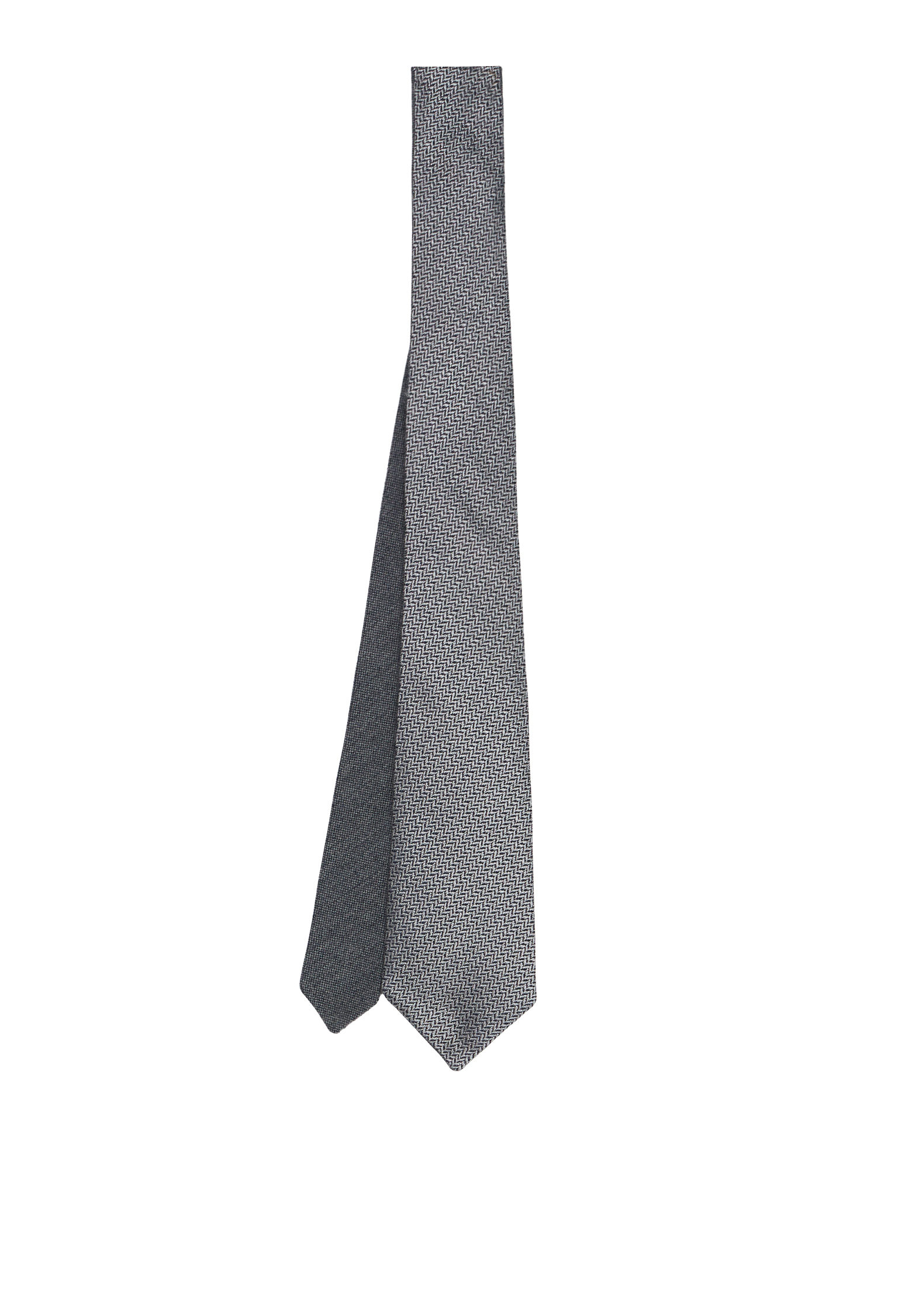 Boglioli Double-faced Tie In Grey